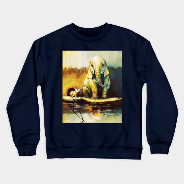 Cheer up Crewneck Sweatshirt by Artofokan